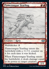 Flametongue Yearling (Sketch) [Modern Horizons 2] | Kessel Run Games Inc. 