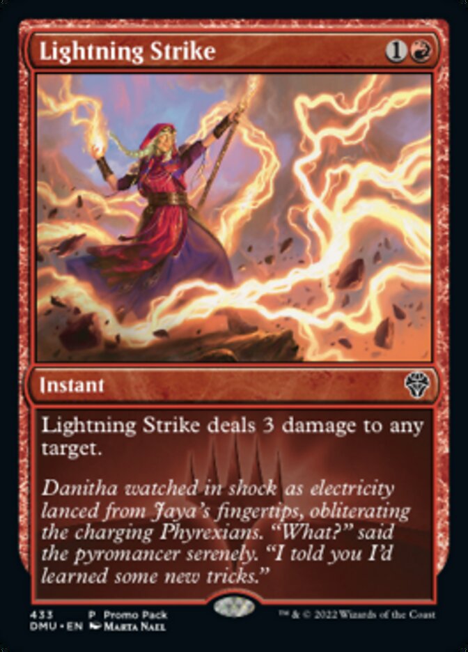 Lightning Strike (Promo Pack) [Dominaria United Promos] | Kessel Run Games Inc. 