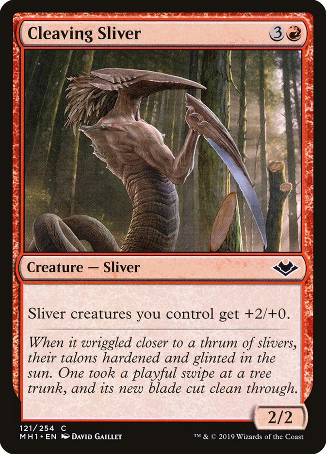 Cleaving Sliver [Modern Horizons] | Kessel Run Games Inc. 