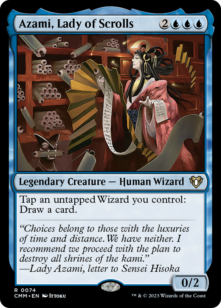 Azami, Lady of Scrolls [Commander Masters] | Kessel Run Games Inc. 