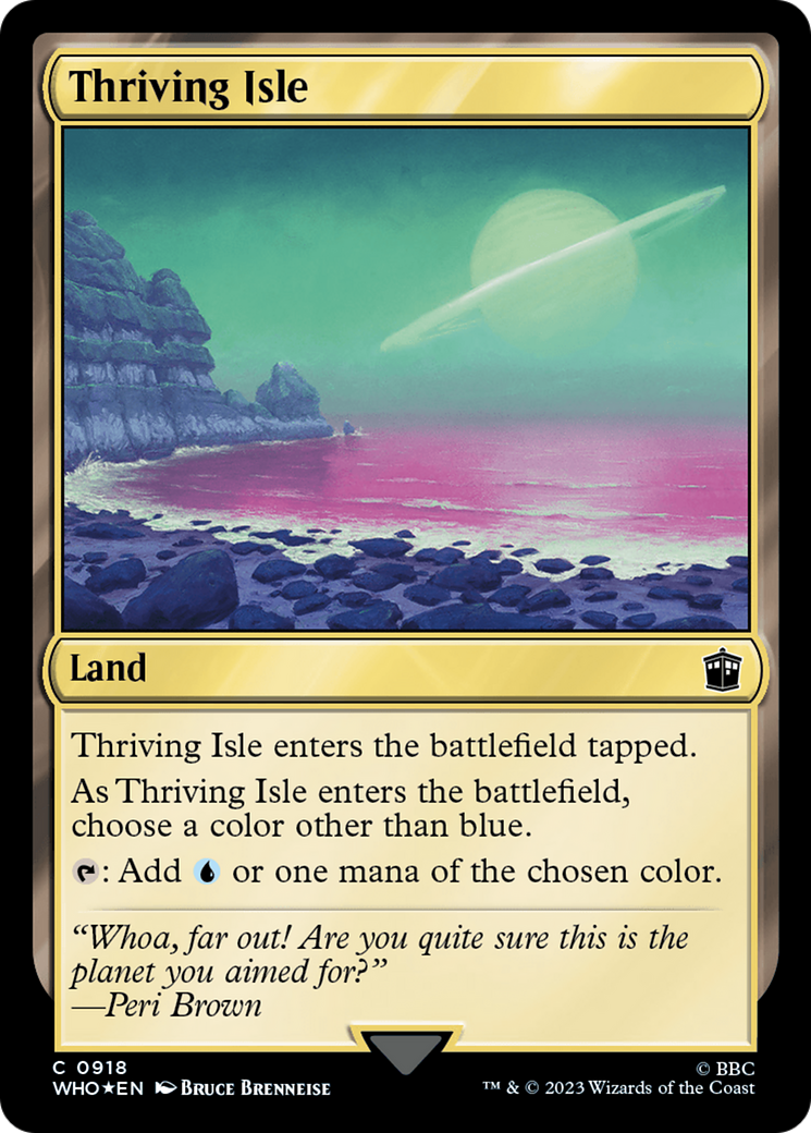 Thriving Isle (Surge Foil) [Doctor Who] | Kessel Run Games Inc. 