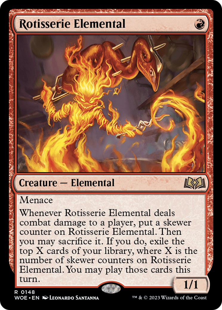 Rotisserie Elemental [Wilds of Eldraine] | Kessel Run Games Inc. 