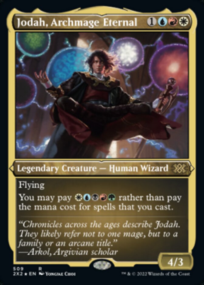 Jodah, Archmage Eternal (Foil Etched) [Double Masters 2022] | Kessel Run Games Inc. 