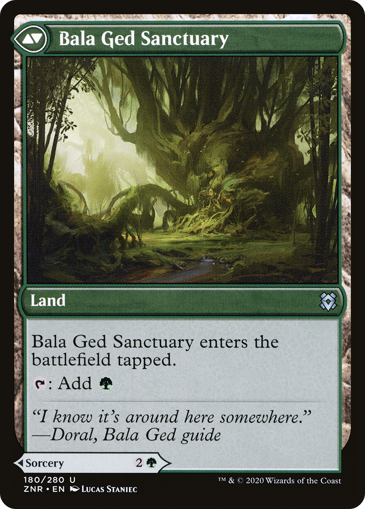 Bala Ged Recovery // Bala Ged Sanctuary [Secret Lair: From Cute to Brute] | Kessel Run Games Inc. 