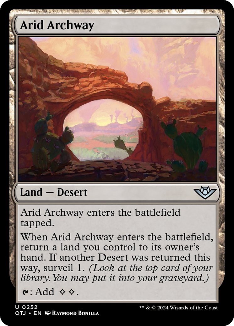 Arid Archway [Outlaws of Thunder Junction] | Kessel Run Games Inc. 