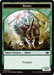 Rhino (013) // Spirit (016) Double-Sided Token [Modern Horizons Tokens] | Kessel Run Games Inc. 