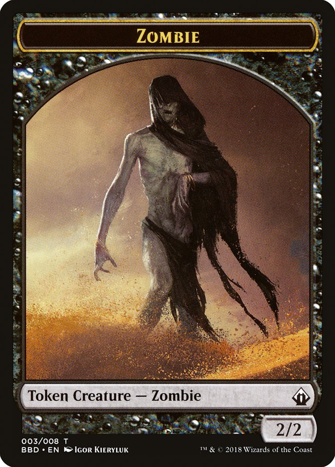 Zombie Token [Battlebond Tokens] | Kessel Run Games Inc. 