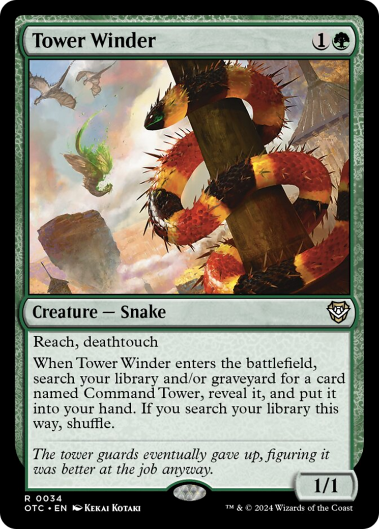 Tower Winder [Outlaws of Thunder Junction Commander] | Kessel Run Games Inc. 