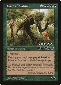 Force of Nature (Oversized) [Oversize Cards] | Kessel Run Games Inc. 