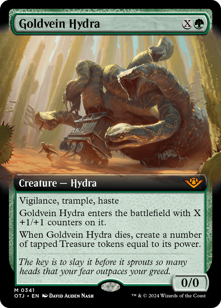 Goldvein Hydra (Extended Art) [Outlaws of Thunder Junction] | Kessel Run Games Inc. 
