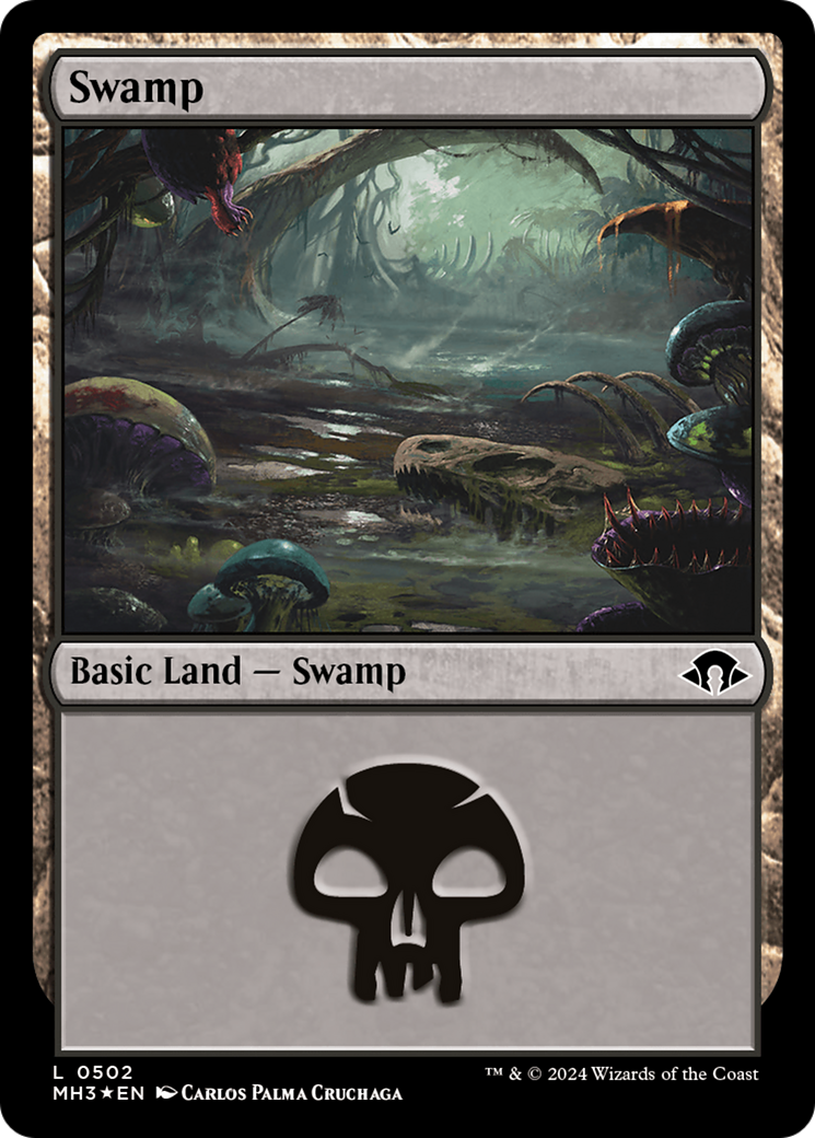 Swamp (0502) (Ripple Foil) [Modern Horizons 3] | Kessel Run Games Inc. 