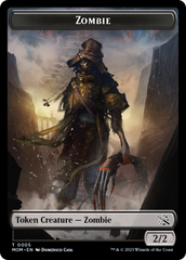 Elemental (9) // Zombie Double-Sided Token [March of the Machine Tokens] | Kessel Run Games Inc. 