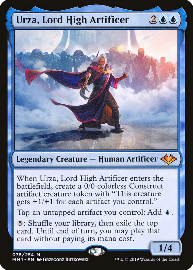 Urza, Lord High Artificer [Modern Horizons] | Kessel Run Games Inc. 