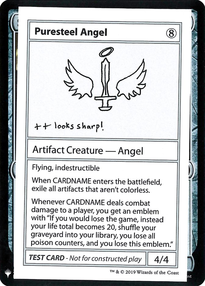 Puresteel Angel [Mystery Booster Playtest Cards] | Kessel Run Games Inc. 