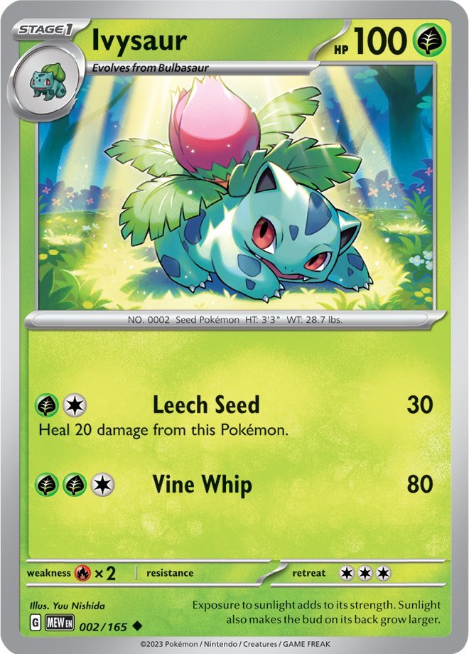 Ivysaur (002/165) [Scarlet & Violet 151] | Kessel Run Games Inc. 