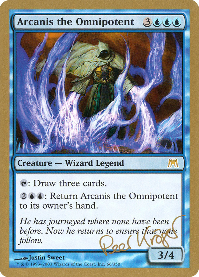 Arcanis the Omnipotent (Peer Kroger) [World Championship Decks 2003] | Kessel Run Games Inc. 