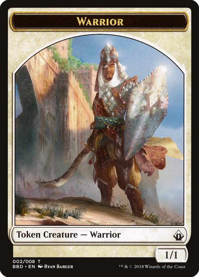 Warrior Token [Battlebond Tokens] | Kessel Run Games Inc. 