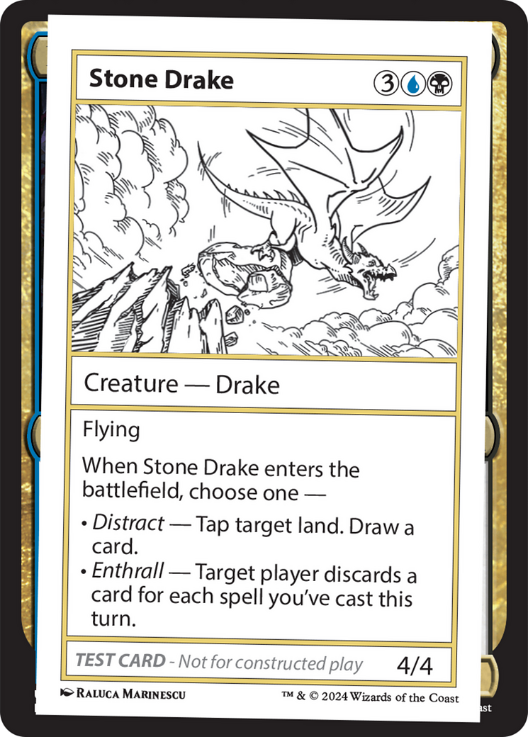 Stone Drake [Mystery Booster 2 Playtest Cards] | Kessel Run Games Inc. 