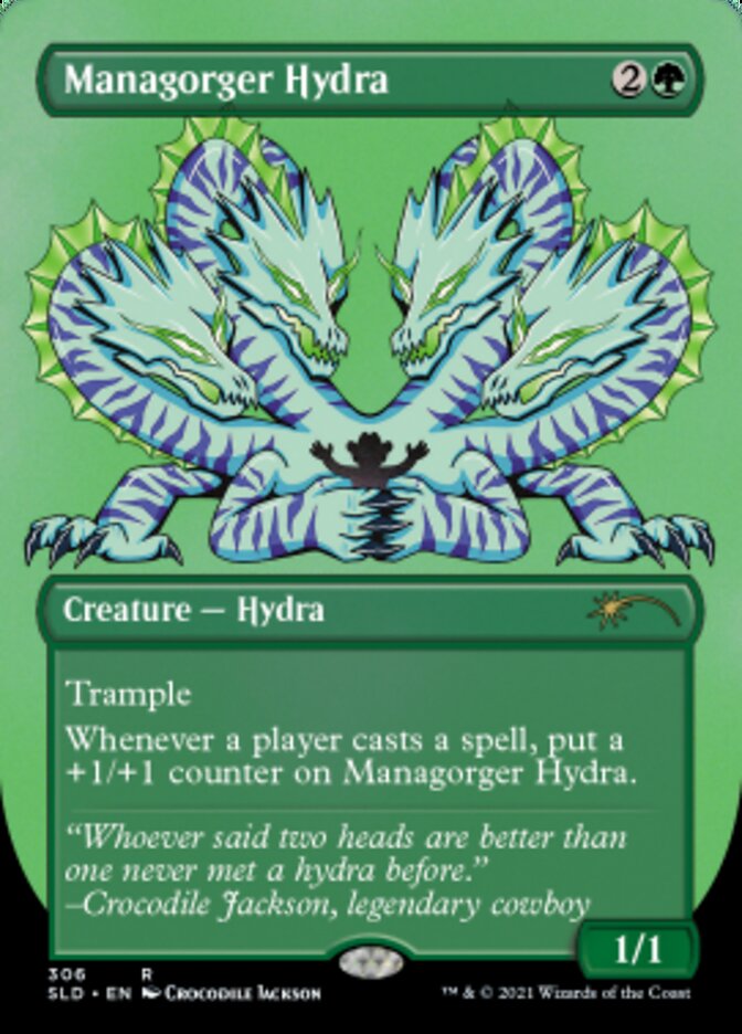 Managorger Hydra (Borderless) [Secret Lair Drop Series] | Kessel Run Games Inc. 