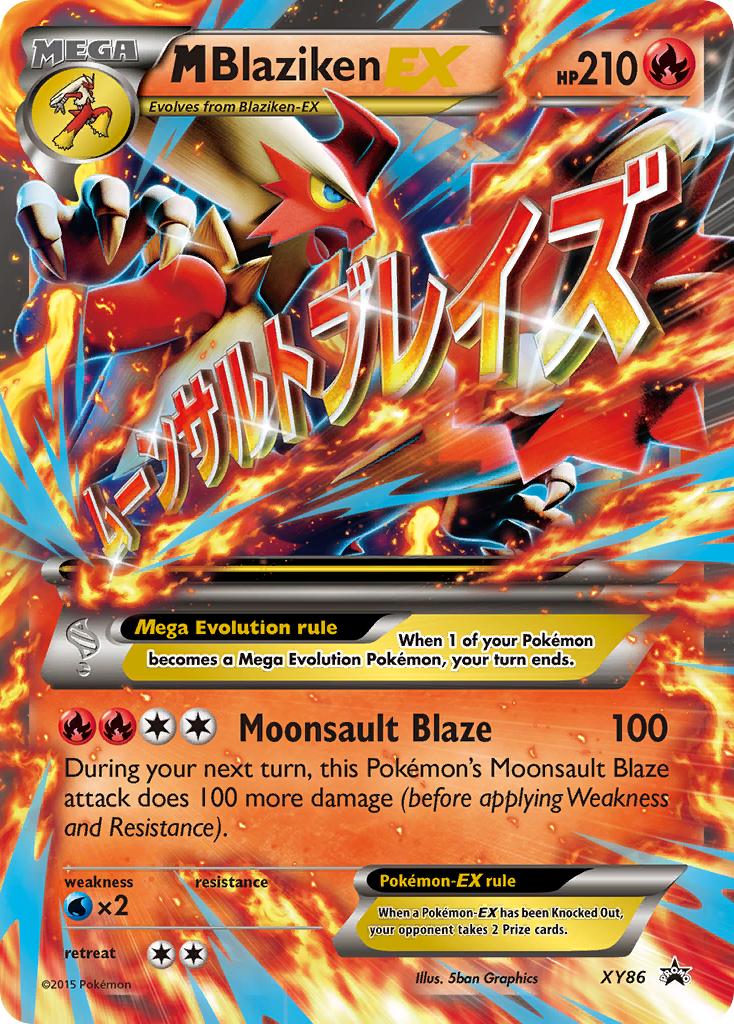 M Blaziken EX (XY86) [XY: Black Star Promos] | Kessel Run Games Inc. 