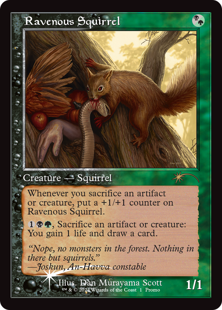 Ravenous Squirrel (Open House) [Wizards Play Network 2024] | Kessel Run Games Inc. 