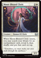 Moon-Blessed Cleric [Duskmourn: House of Horror Commander] | Kessel Run Games Inc. 