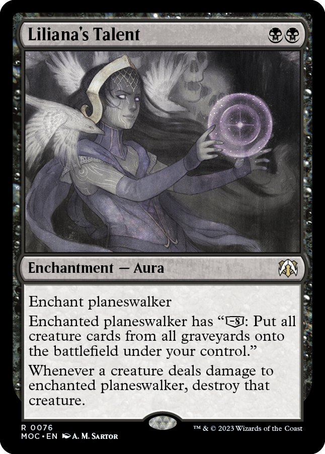 Liliana's Talent [March of the Machine Commander] | Kessel Run Games Inc. 