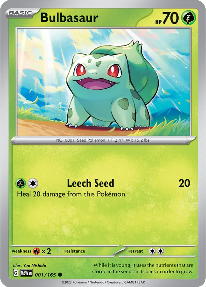 Bulbasaur (001/165) [Scarlet & Violet: 151] | Kessel Run Games Inc. 