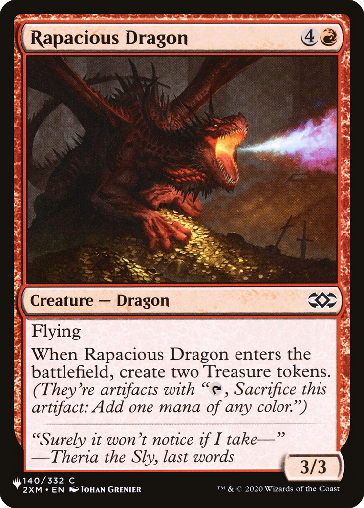 Rapacious Dragon [The List Reprints] | Kessel Run Games Inc. 