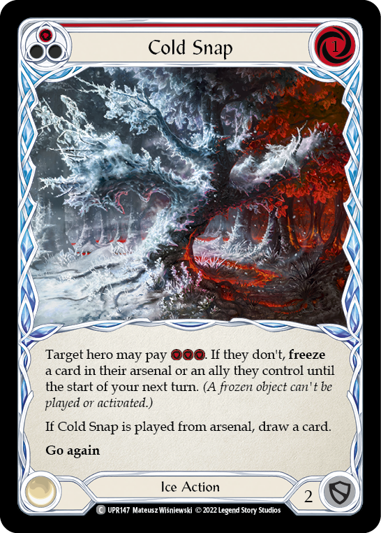 Cold Snap (Red) [UPR147] (Uprising) | Kessel Run Games Inc. 