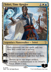 Teferi, Time Raveler (White Border) [Mystery Booster 2] | Kessel Run Games Inc. 