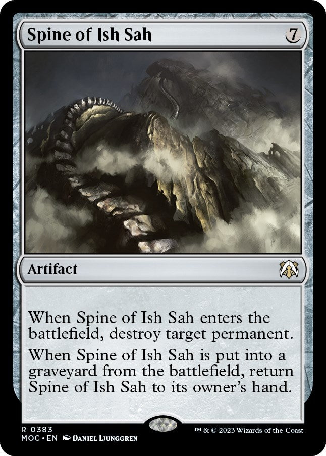 Spine of Ish Sah [March of the Machine Commander] | Kessel Run Games Inc. 