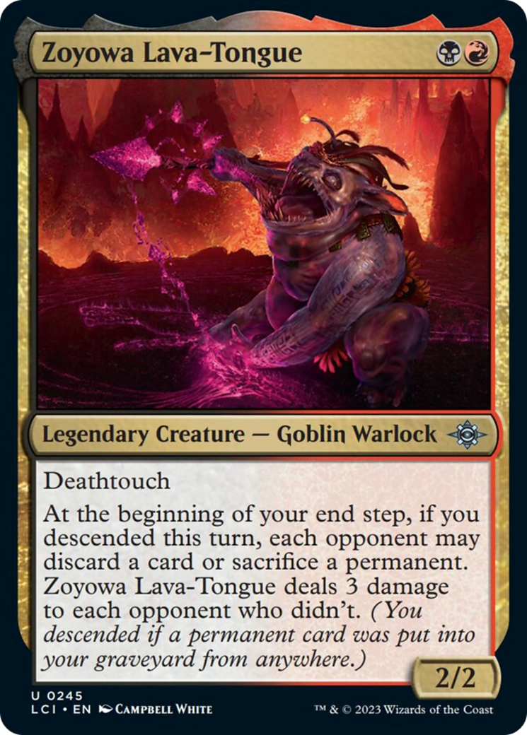 Zoyowa Lava-Tongue [The Lost Caverns of Ixalan] | Kessel Run Games Inc. 