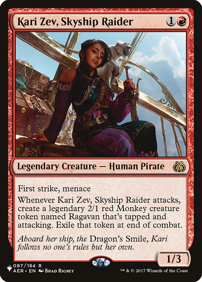 Kari Zev, Skyship Raider [The List] | Kessel Run Games Inc. 