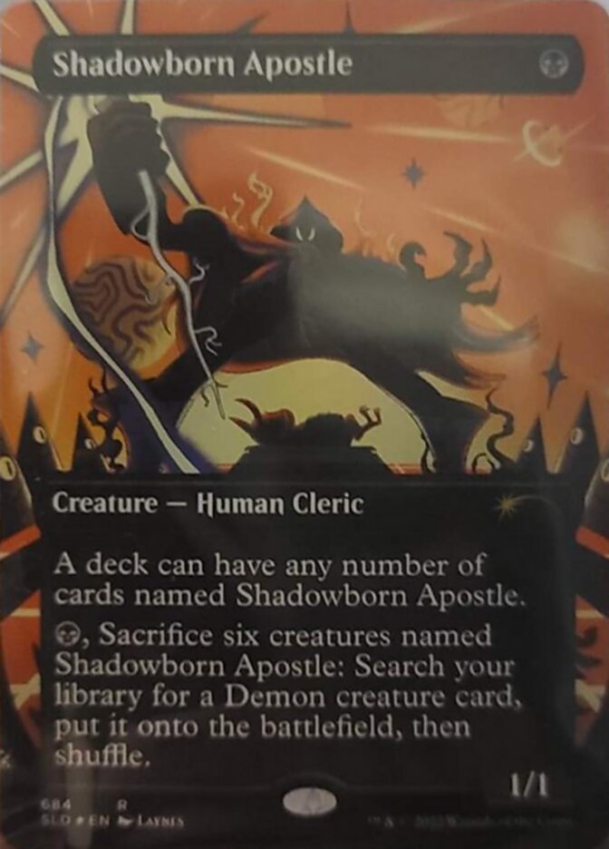 Shadowborn Apostle (Borderless) (684) [Secret Lair Drop Promos] | Kessel Run Games Inc. 