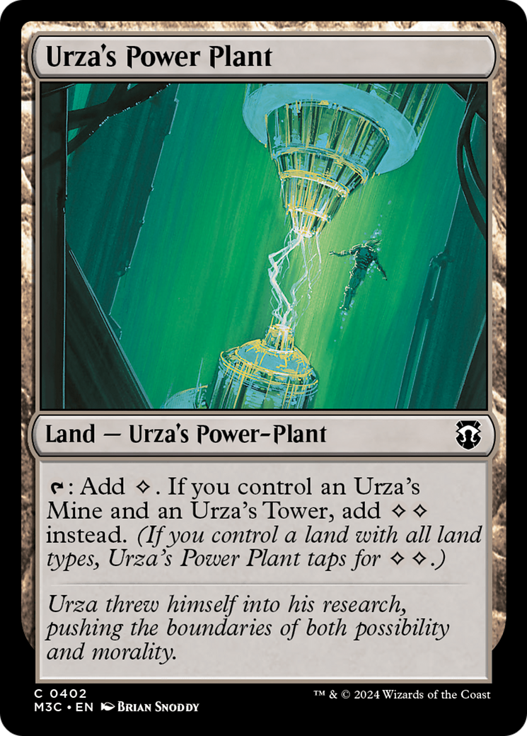 Urza's Power Plant (Ripple Foil) [Modern Horizons 3 Commander] | Kessel Run Games Inc. 