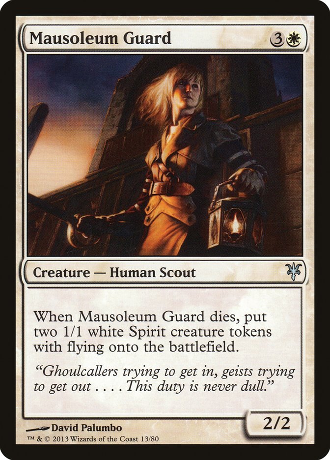 Mausoleum Guard [Duel Decks: Sorin vs. Tibalt] | Kessel Run Games Inc. 