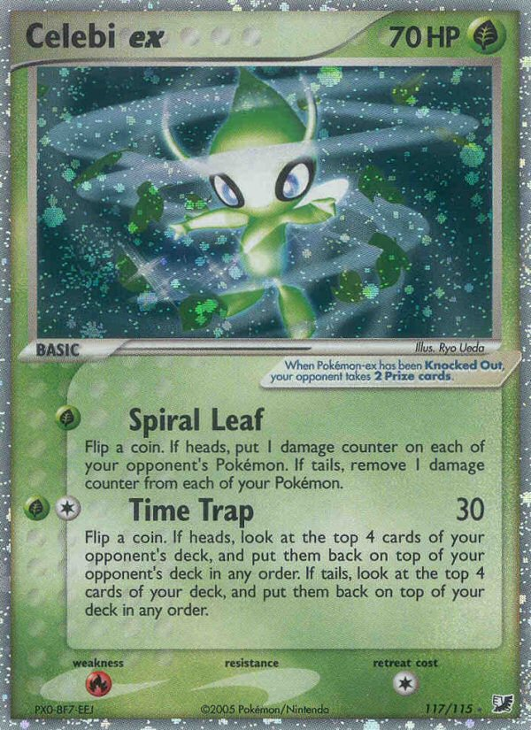 Celebi ex (117/115) [EX: Unseen Forces] | Kessel Run Games Inc. 