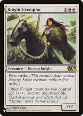 Knight Exemplar (Magic 2011) [The List] | Kessel Run Games Inc. 