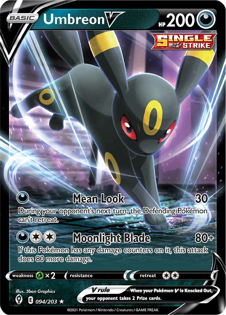 Umbreon V (094/203) [Sword & Shield: Evolving Skies] | Kessel Run Games Inc. 