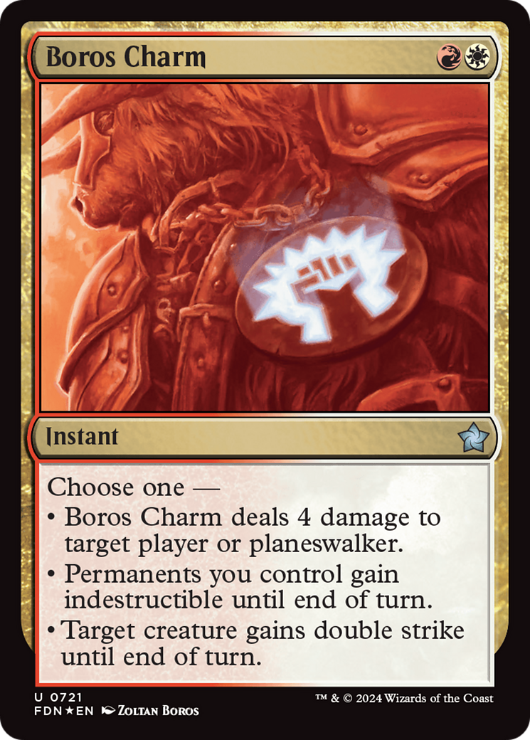 Boros Charm [Foundations] | Kessel Run Games Inc. 