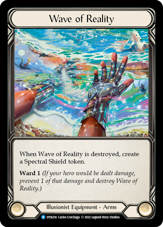 Wave of Reality [DYN214] (Dynasty)  Rainbow Foil | Kessel Run Games Inc. 