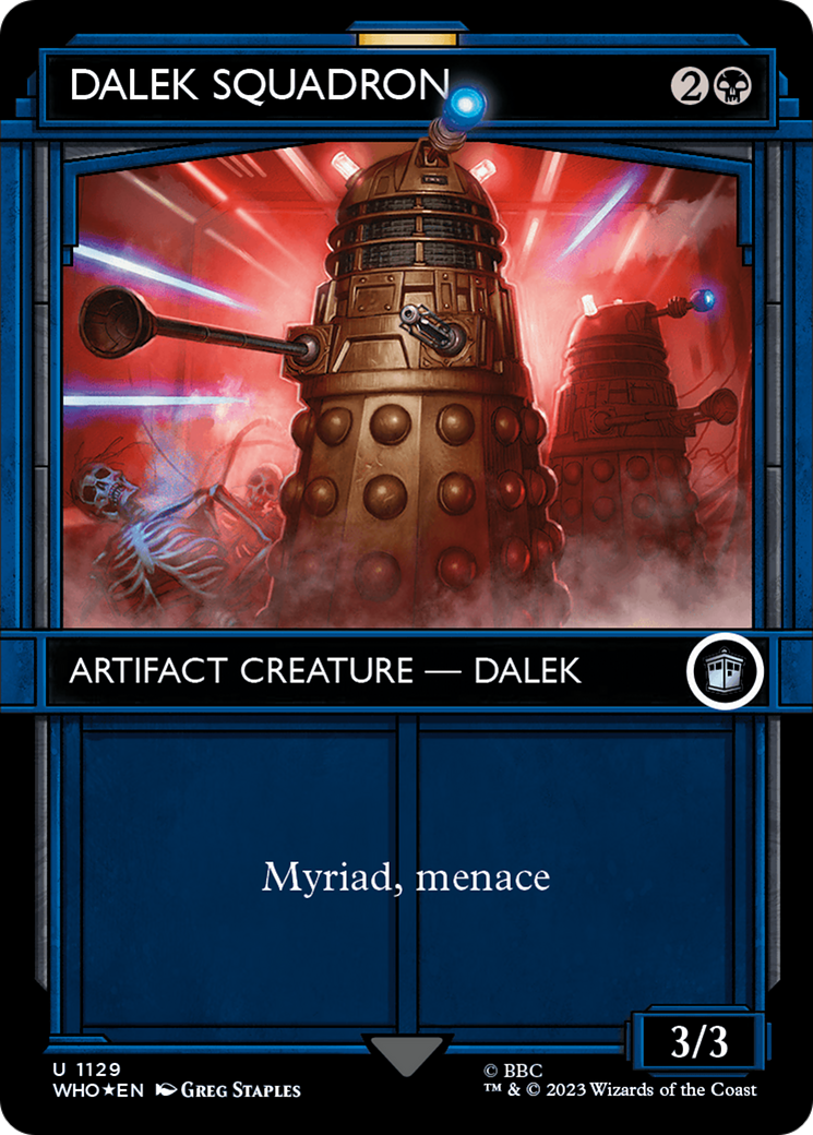 Dalek Squadron (Showcase) (Surge Foil) [Doctor Who] | Kessel Run Games Inc. 