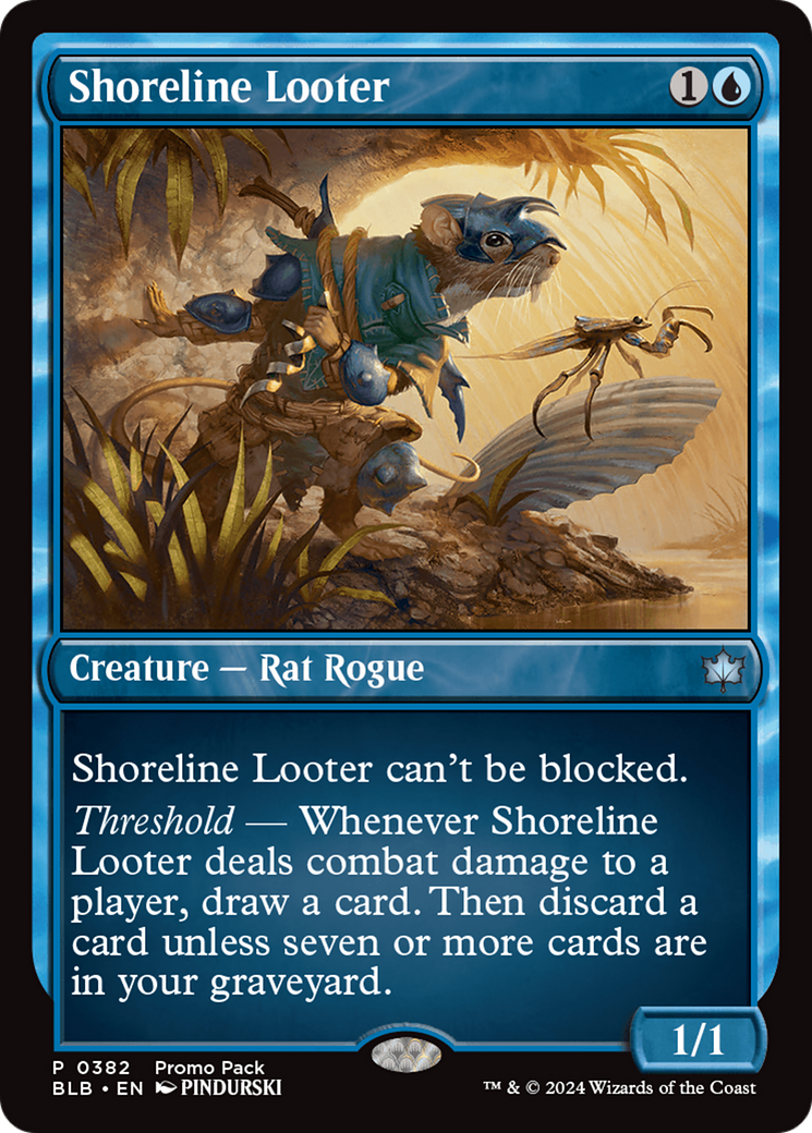 Shoreline Looter [Bloomburrow Promos] | Kessel Run Games Inc. 