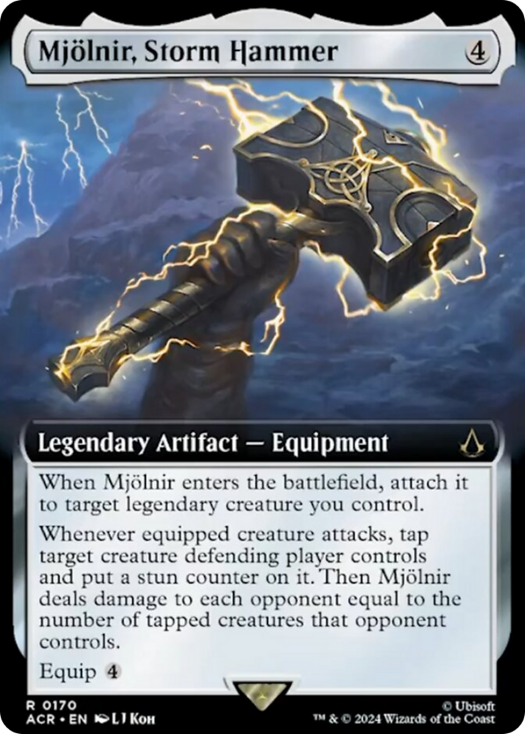 Mjolnir, Storm Hammer (Extended Art) [Assassin's Creed] | Kessel Run Games Inc. 