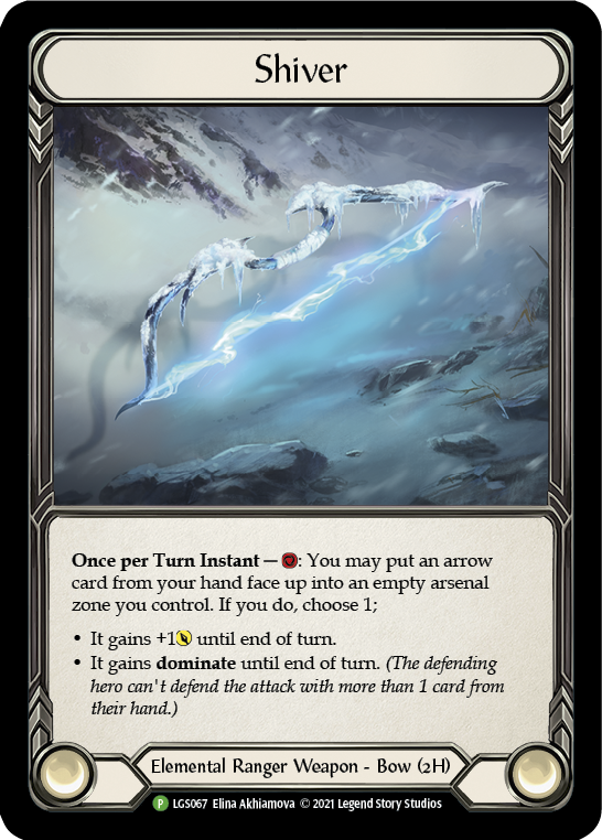 Shiver [LGS067] (Promo)  Cold Foil | Kessel Run Games Inc. 