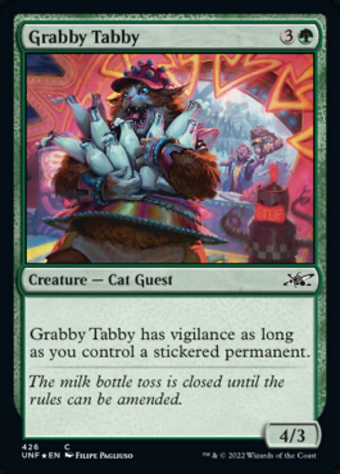 Grabby Tabby (Galaxy Foil) [Unfinity] | Kessel Run Games Inc. 