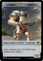 Thopter // Construct (41) Double-Sided Token [Commander Masters Tokens] | Kessel Run Games Inc. 