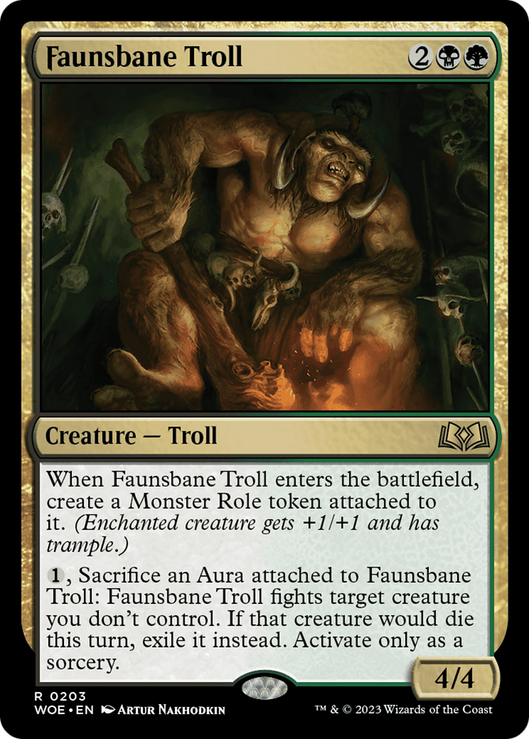 Faunsbane Troll [Wilds of Eldraine] | Kessel Run Games Inc. 