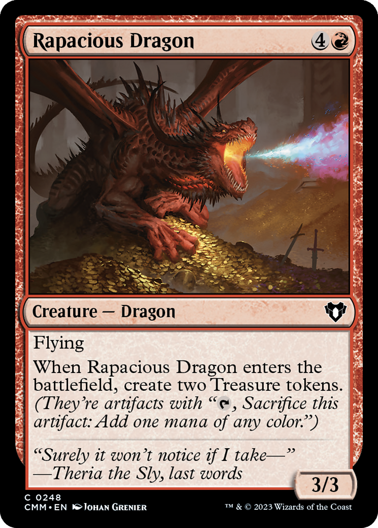 Rapacious Dragon [Commander Masters] | Kessel Run Games Inc. 